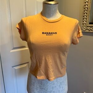 Bananas Sz M Short Top
